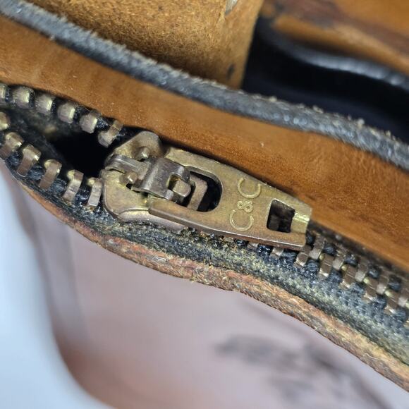 Western Hand Tooled Leather Purse Hippie Boho Embossed Shoulder Bag Western - Picture 9 of 16